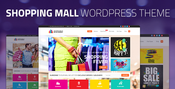 Shopping Mall v1.0.7 - Entertainment & Shopping Center Business WordPress Theme