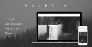 Valeria v1.1.0 - Photography WordPress Theme