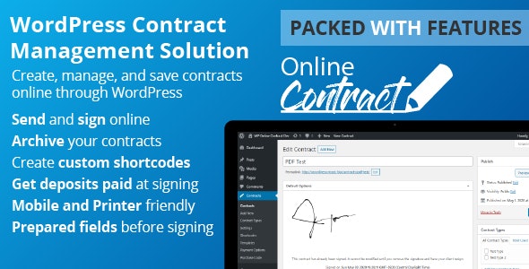 WP Online Contract Nulled