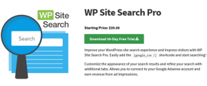 WP Site Search Pro v160919.20557