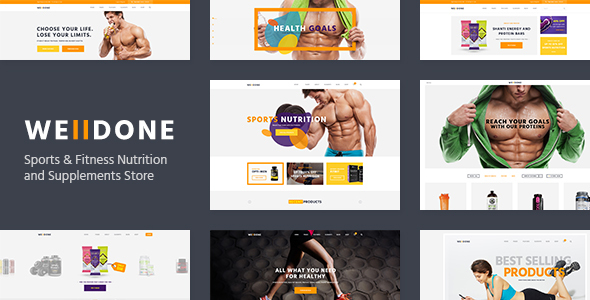 Welldone v1.7 - Sports & Fitness Nutrition and Supplements Store