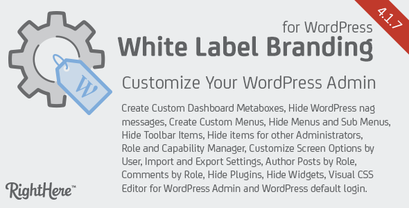 White Label Branding for WordPress v4.1.7.7615