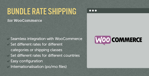 WooCommerce E-Commerce Bundle Rate Shipping v2.0.3