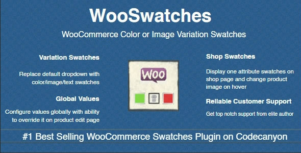 WooSwatches v2.3.6 - Woocommerce Color or Image Variation Swatches