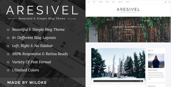 Aresivel v1.3.7 - A Responsive WordPress Blog Theme