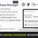 BWL Knowledge Base Manager v1.1.7 - WordPress Plugin
