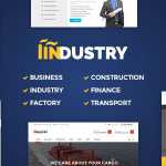 Industry v2.8 - Business, Factory, Construction, Transport & Finance WordPress Theme