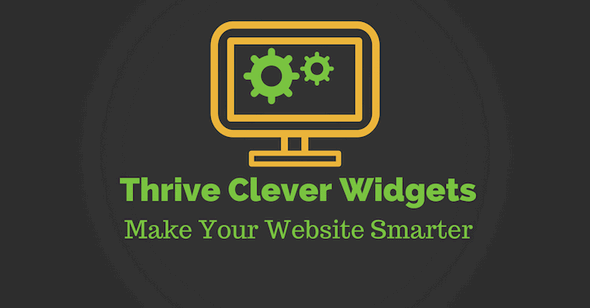 Thrive Clever Widgets v1.27 - Menampilkan Widget WordPress yang Relevan 