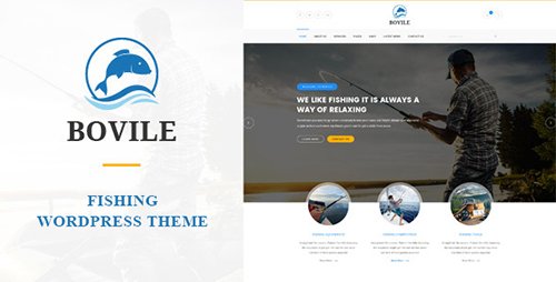 Bovile v1.5 - Fishing WordPress Theme