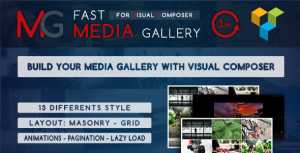 Fast Media Gallery For Visual Composer v1.0 - WordPress Plugin