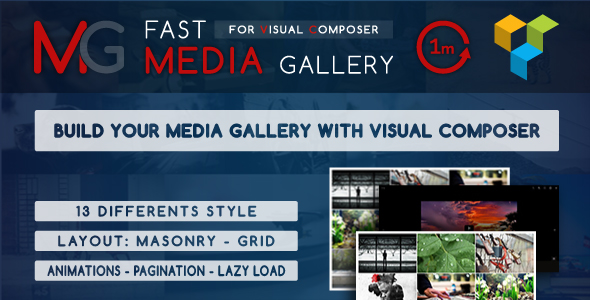 Galeri Media Cepat Untuk Komposer Visual v1.0 - Plugin WordPress 