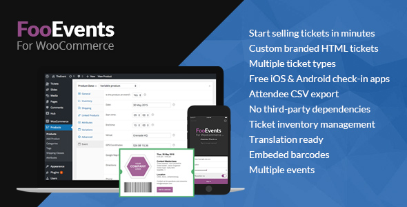 FooEvents for WooCommerce v1.2.17