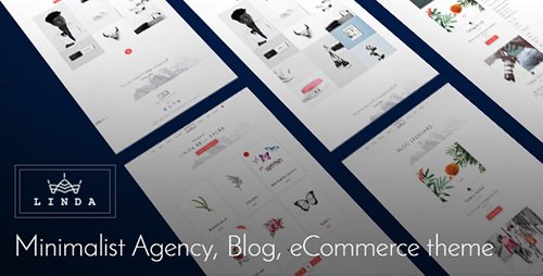 Linda Bell v1.0 - Minimalist Agency, Blog, eCommerce WordPress Theme