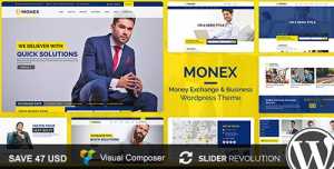 Monex v1.1 - Money Exchange & Finance Business WordPress Theme