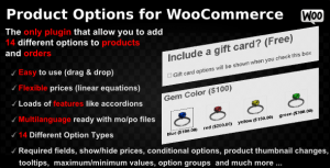 Product Options for WooCommerce v4.148 - WordPress Plugin