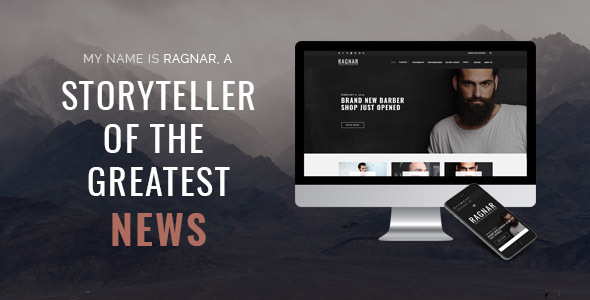 Ragnar Blog v1.0 - Template Blog WordPress yang Berani 