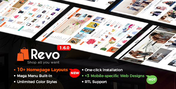 Revo v1.6.0 - Template WooCommerce Responsif Serba Guna dengan Tata Letak Khusus Seluler 