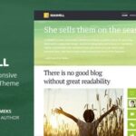 SeaShell - Modern Responsive WordPress Blog Theme Nulled