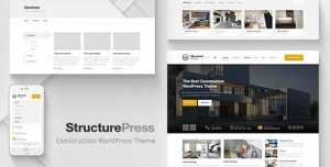 StructurePress v1.11.0 - Construction and Architecture WordPress Theme