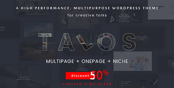 Talos v1.0 - Template WordPress Serbaguna Kreatif 