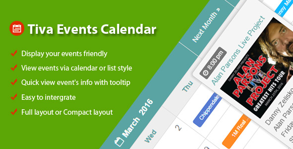 Kalender Acara Tiva Untuk WordPress v1.4 