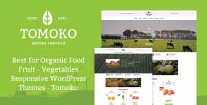 Tomoko v1.0 - Organic Food/Fruit/Vegetables Responsive WordPress Theme