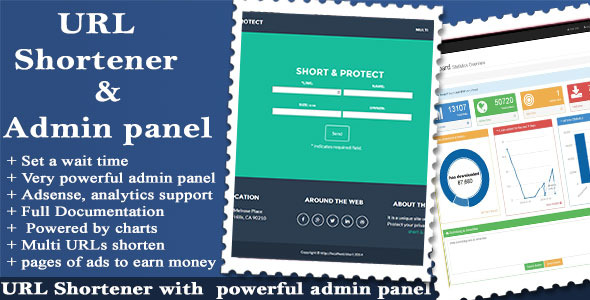 URL Shortener with Ads and Powerful Admin - CodeCanyon