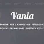 Vania v1.8 - Responsive WordPress News Theme