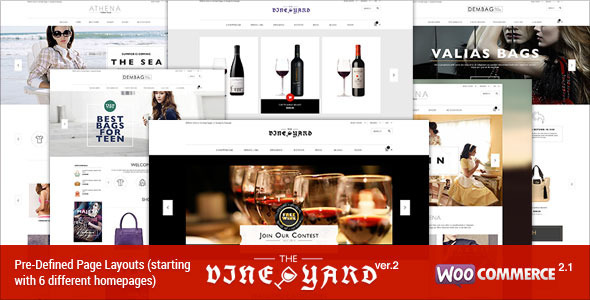 Winestore v2.3 - Template WooCommerce Responsif 