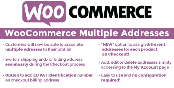 WooCommerce Multiple Customer Addresses v7.6