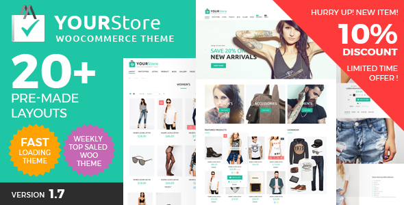 YourStore v1.7 - Template WooCommerce 