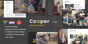 Cooper - Creative Responsive Personal Portfolio WordPress Theme