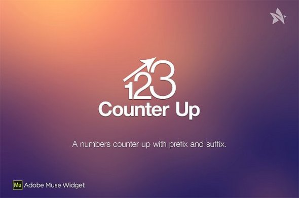 Counter Up - Adobe Muse Widget