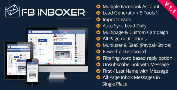 FB Inboxer v1.1 - Master Facebook Messenger Marketing Software