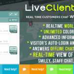Live Client Chat v2.6 - Help Chat With Visitors Map