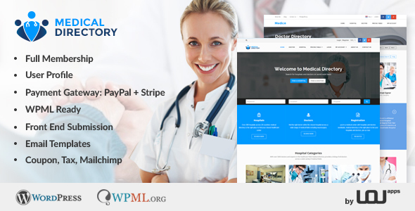 Medical Directory v1.2.1 - Hospitals & Doctors Listing Theme