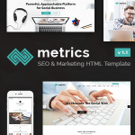 Metrics Business v1.1 - SEO, Digital Marketing, Social Media HTML Template