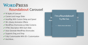 Roundabout v1.2 - WordPress Carousel Slider Plugin