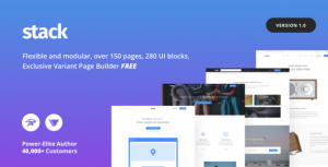 Stack v10.2.4 – Multi-Purpose WordPress Theme With Variant Page Builder