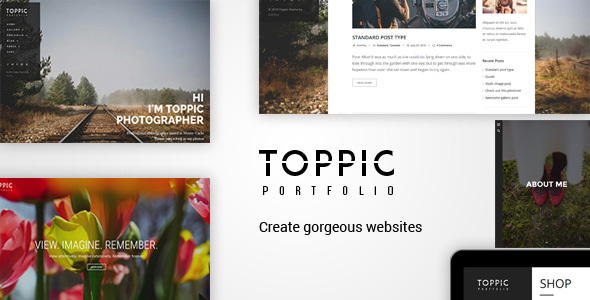 TopPic Photography v1.7 - Portfolio Photography Theme