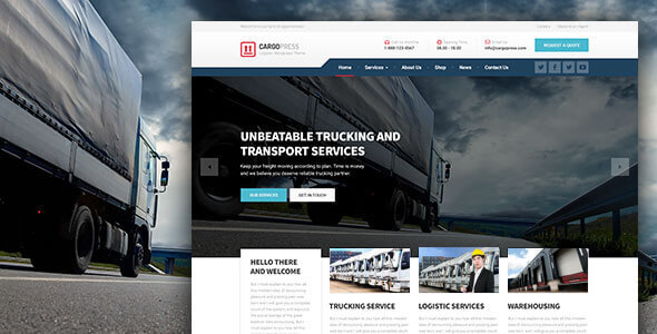 CargoPress - Logistic, Warehouse & Transport WP v1.11.1