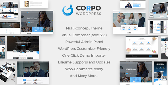 Corpo v1.2.0 - Modern Business and Corporate Theme For WordPress