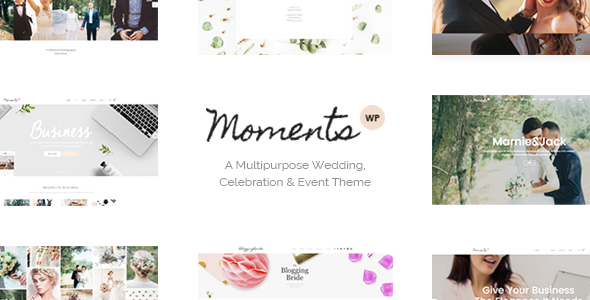 Moments v1.4 - A Multipurpose Wedding, Celebration & Event Theme