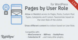 Pages by User Role for WordPress v1.3.6.78458