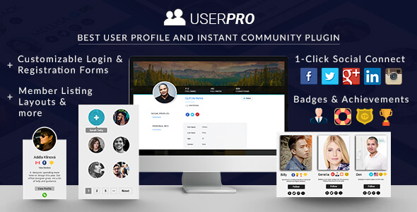 UserPro v4.9.13 - Profil Pengguna dengan Login Sosial 