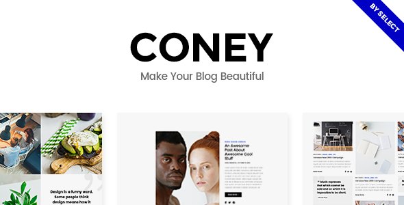 Coney v1.1 - A Trendy Theme for Blogs and Magazines