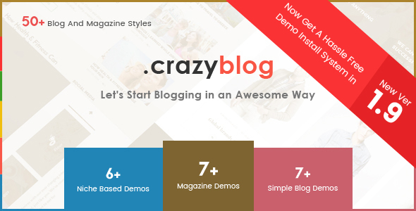 CrazyBlog v2.1 - Start A Blog or Magazine for Adsense or Affiliate Business