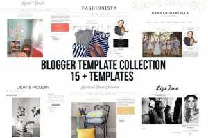 CreativeMarket - Blogger Blogspot Template Collection 1592932