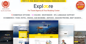 EXPLOORE v4.0 - Tour Booking Travel WordPress Theme