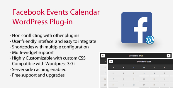 Facebook Events Calendar WordPress Plugin v4.9.6